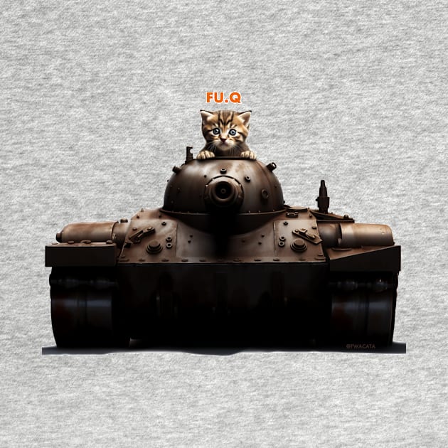 CAT TANK - because you are cute doesn't mean you don't mean business by FWACATA